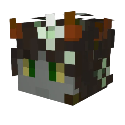 buGonThorn Minecraft avatar head, 3D render