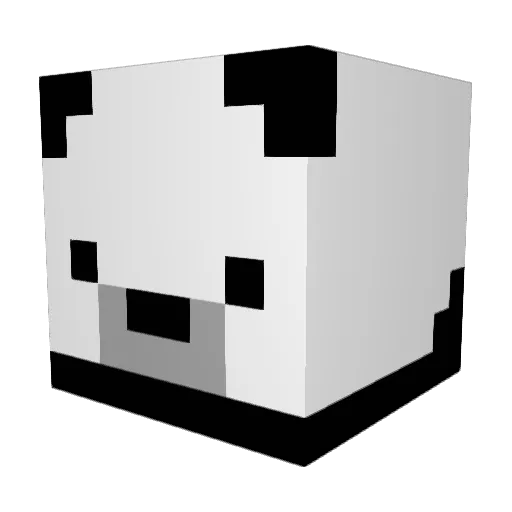 buaadesito Minecraft avatar head, 3D render