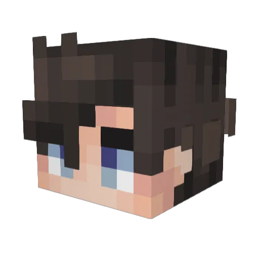 buba3987 Minecraft avatar head, 3D render