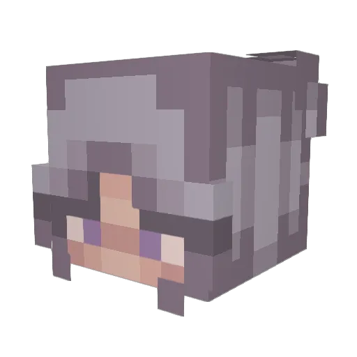 bubalisous Minecraft avatar head, 3D render