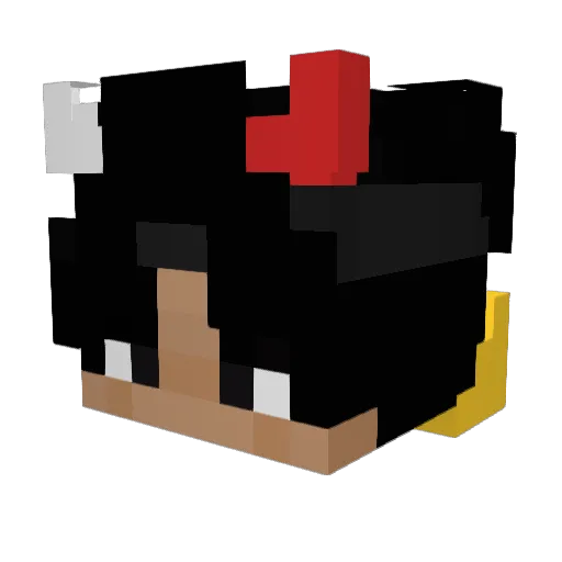 bubba146 Minecraft avatar head, 3D render