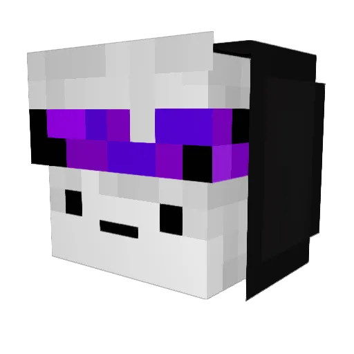 bubba_k099 Minecraft avatar head, 3D render