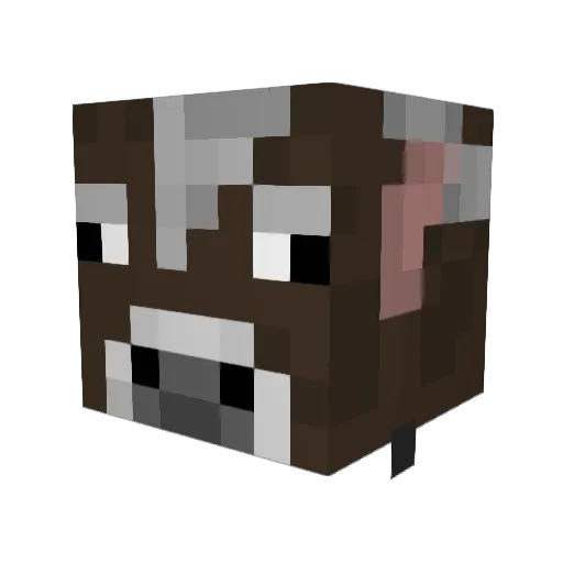 bubbamastiff Minecraft avatar head, 3D render