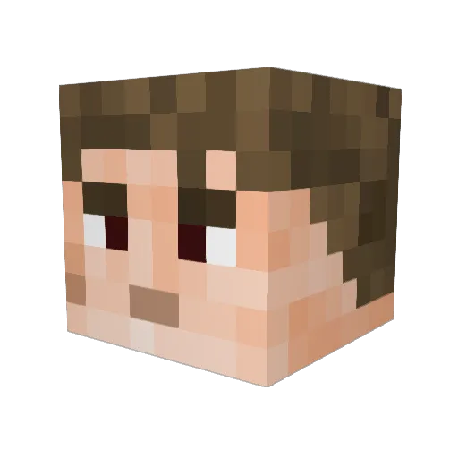 bubban98 Minecraft avatar head, 3D render