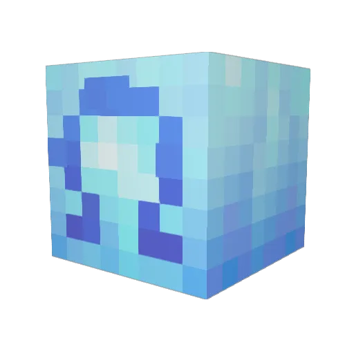 bubble565 Minecraft avatar head, 3D render