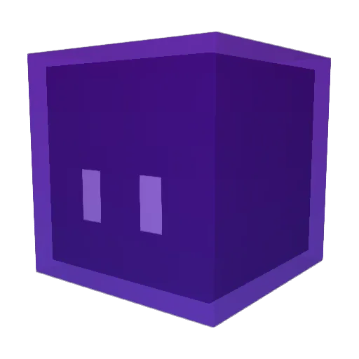 bubble_spring Minecraft avatar head, 3D render