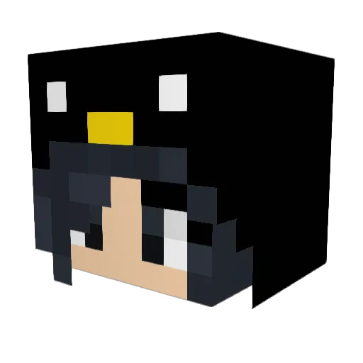 bubbles7595 Minecraft avatar head, 3D render