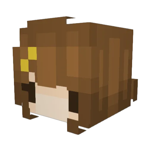 bubblesoapy Minecraft avatar head, 3D render