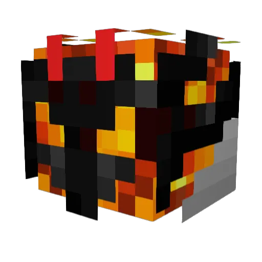 bubbleysoda Minecraft avatar head, 3D render