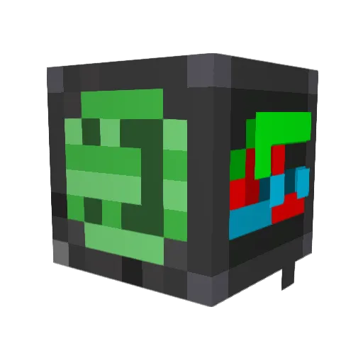 bubbyfub Minecraft avatar head, 3D render