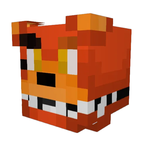 bubithe Minecraft avatar head, 3D render