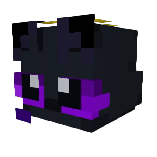 bubkat Minecraft avatar head, 3D render
