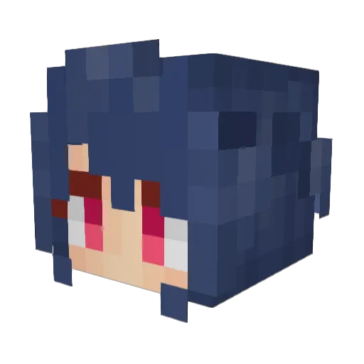 buble974 Minecraft avatar head, 3D render