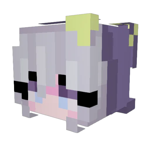 bublikbublik Minecraft avatar head, 3D render