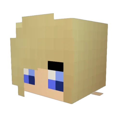 bubspy7 Minecraft avatar head, 3D render