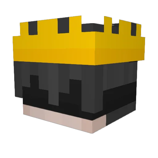 bubul17 Minecraft avatar head, 3D render