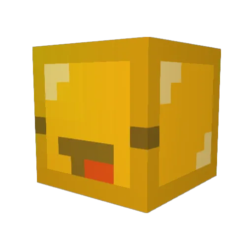 bubupub Minecraft avatar head, 3D render
