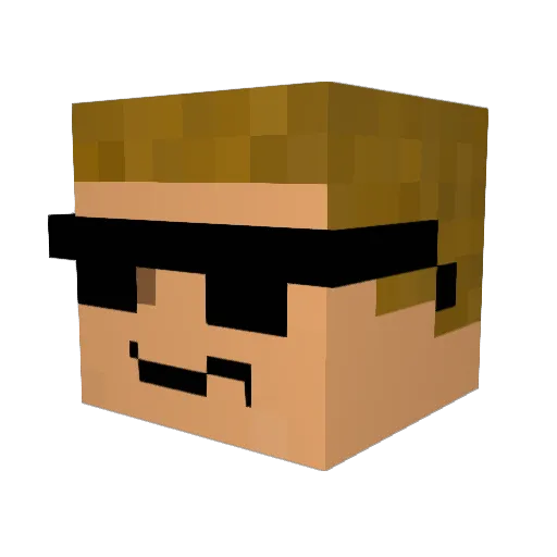 bubz_hihihi Minecraft avatar head, 3D render