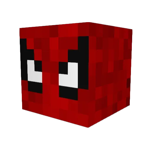 bucas69 Minecraft avatar head, 3D render