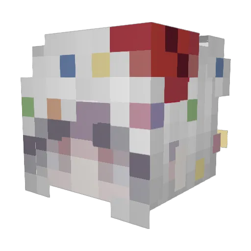 bucchi3470 Minecraft avatar head, 3D render