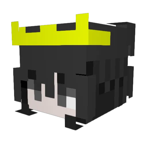 buchuanyifuQAQ Minecraft avatar head, 3D render