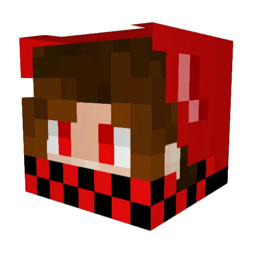 buck1452 Minecraft avatar head, 3D render