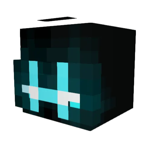 buck34 Minecraft avatar head, 3D render