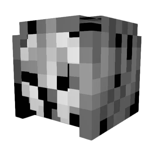buckXCVI Minecraft avatar head, 3D render