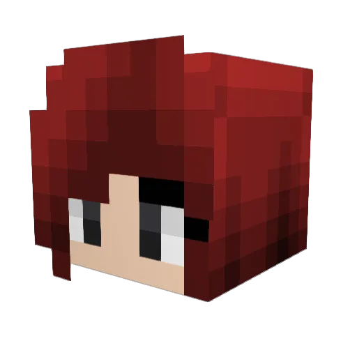 buck_182 Minecraft avatar head, 3D render