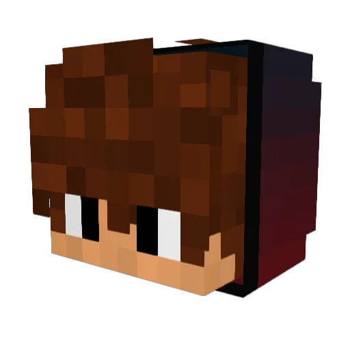 buckcaneers Minecraft avatar head, 3D render