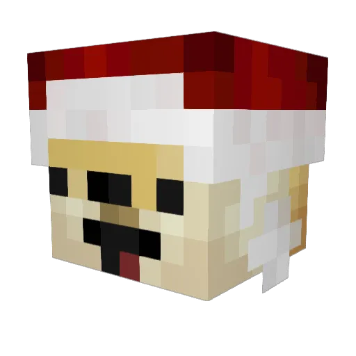 bucket388 Minecraft avatar head, 3D render
