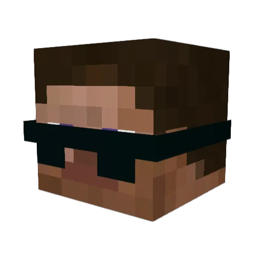 bucketboy85 Minecraft avatar head, 3D render