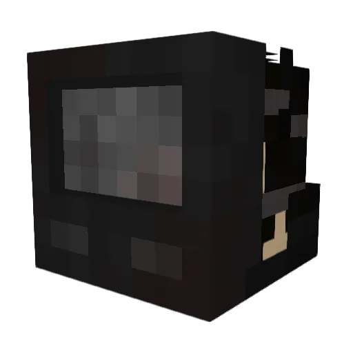 bucketman2 Minecraft avatar head, 3D render