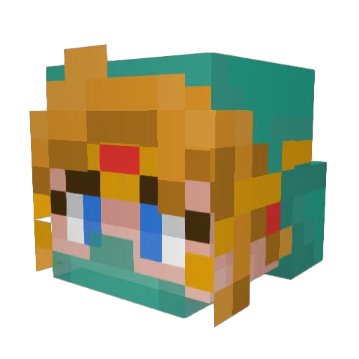 buckshot56 Minecraft avatar head, 3D render