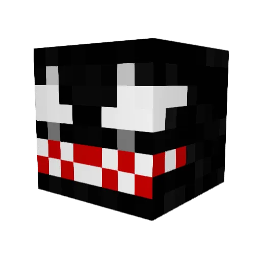 bucsfaninky Minecraft avatar head, 3D render