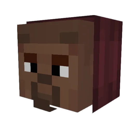 bucu0 Minecraft avatar head, 3D render