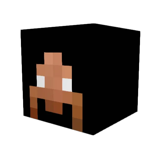 budda2003 Minecraft avatar head, 3D render