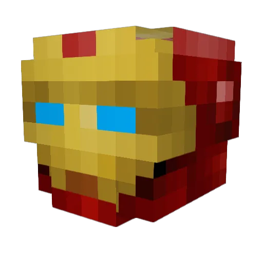buddaflie Minecraft avatar head, 3D render
