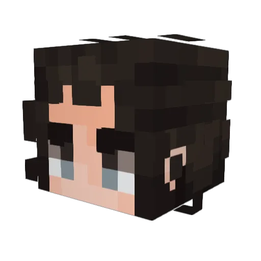 buddahd4wg Minecraft avatar head, 3D render
