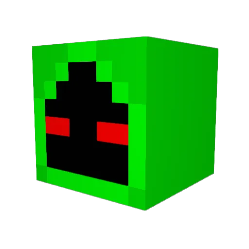 budderblaster Minecraft avatar head, 3D render
