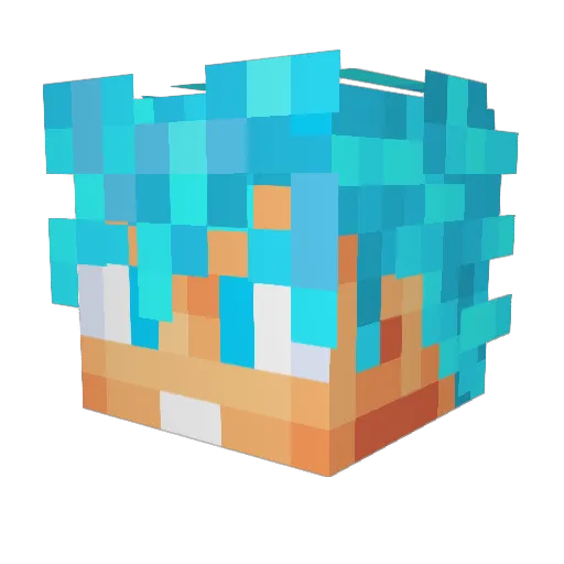 budderboy1203 Minecraft avatar head, 3D render