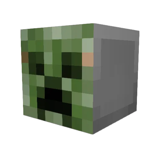 budderman0424 Minecraft avatar head, 3D render