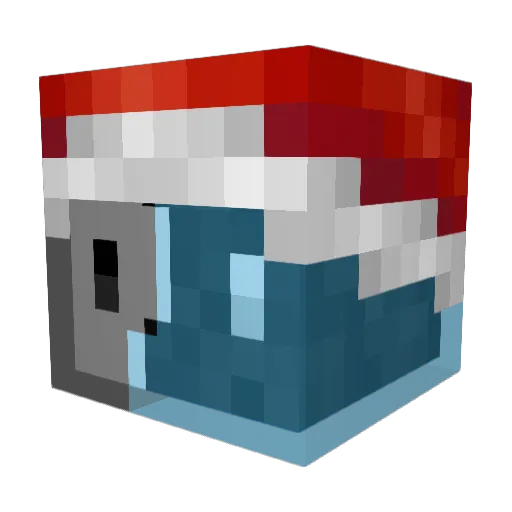 buddertoad Minecraft avatar head, 3D render