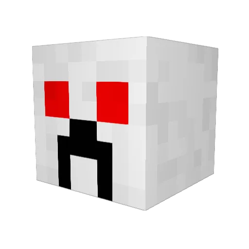 buddy46 Minecraft avatar head, 3D render
