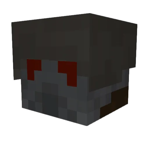 buddy64 Minecraft avatar head, 3D render