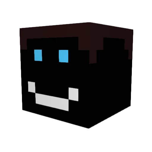 buddyboo91 Minecraft avatar head, 3D render