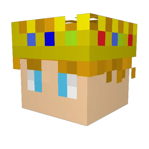 buddyduncan Minecraft avatar head, 3D render