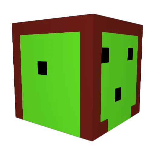 budussy Minecraft avatar head, 3D render