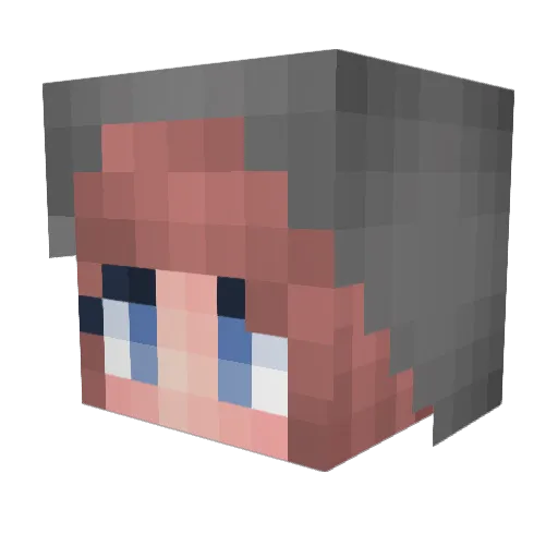 buechse007 Minecraft avatar head, 3D render