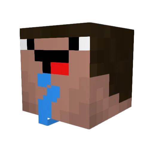 buenmozo08 Minecraft avatar head, 3D render